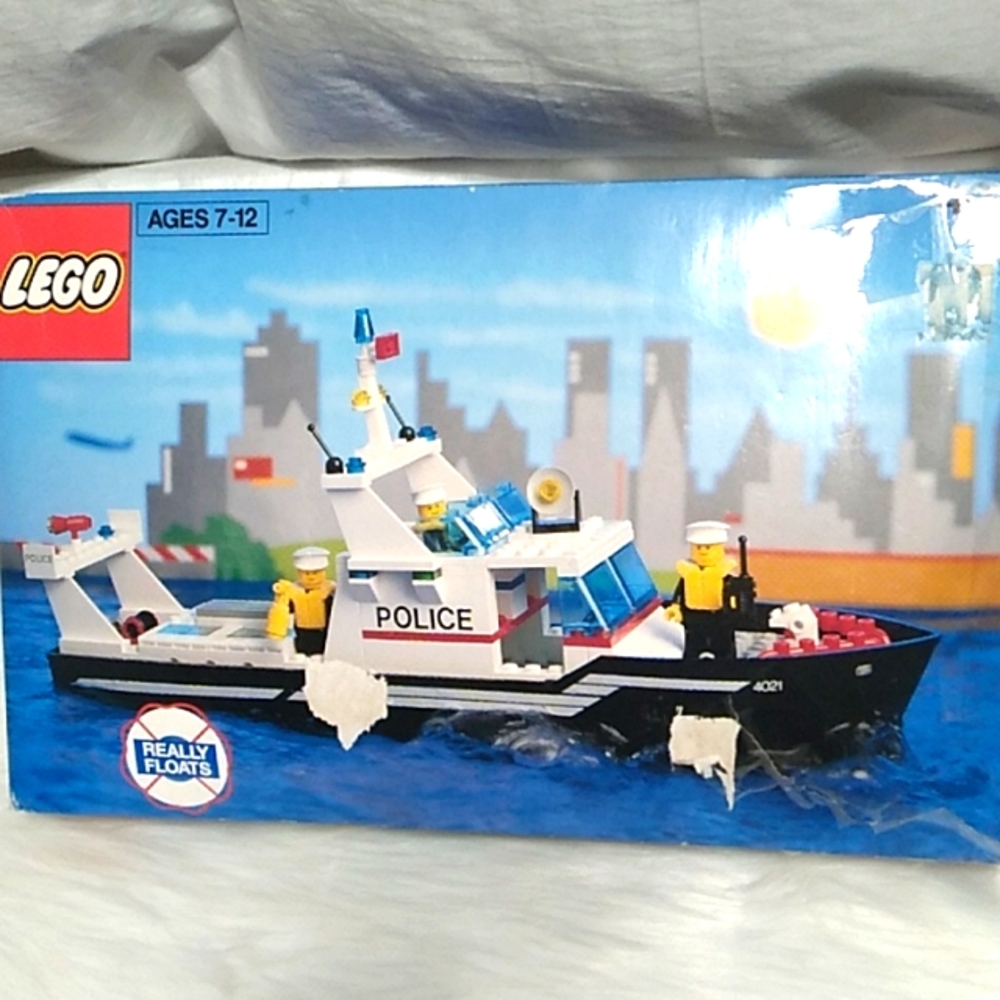 Rare Lego Police Patrol Collector 4021 185 Interlocking Pieces 1991 - Picture 1 of 12